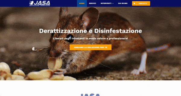 Caratteri_JASA pest control sito web